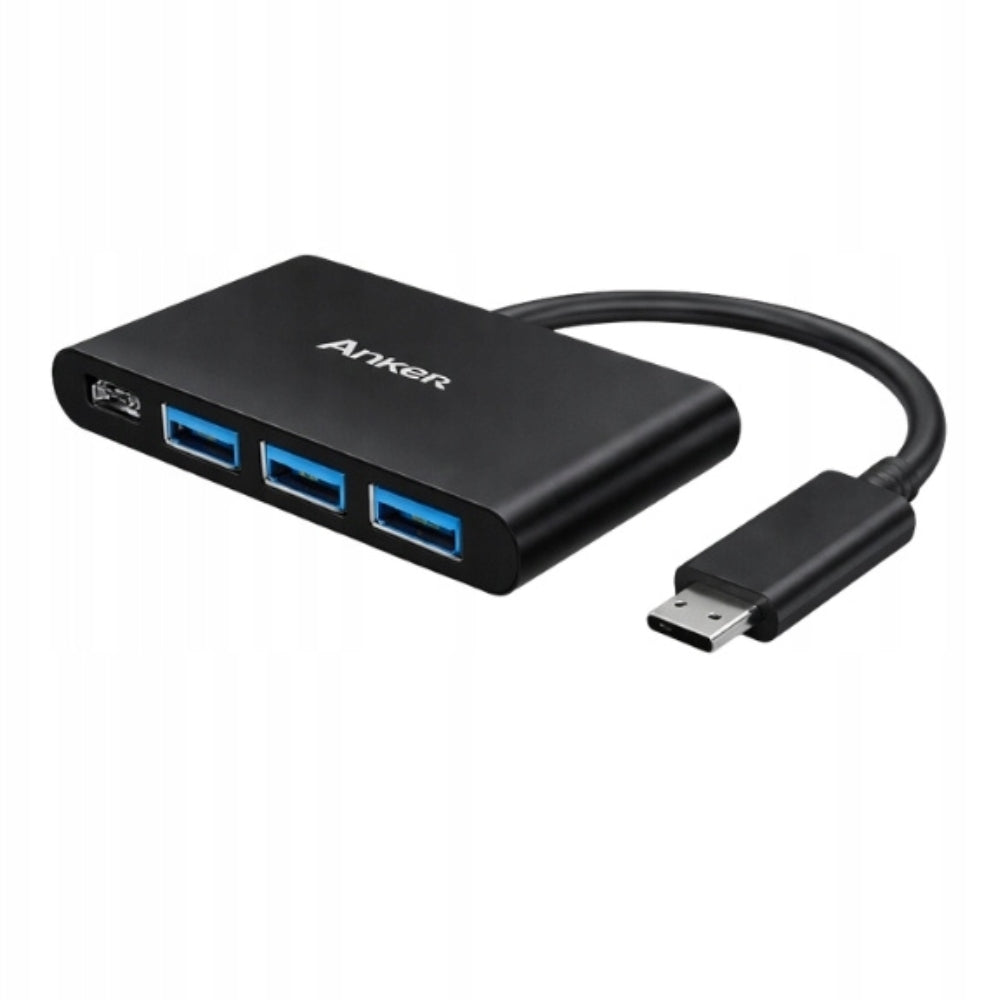 ENERGIZER HC304AC USB HUB WITH USB CABLE 4 PORTS COMPACT LIGHTWEIGHT DESIGN