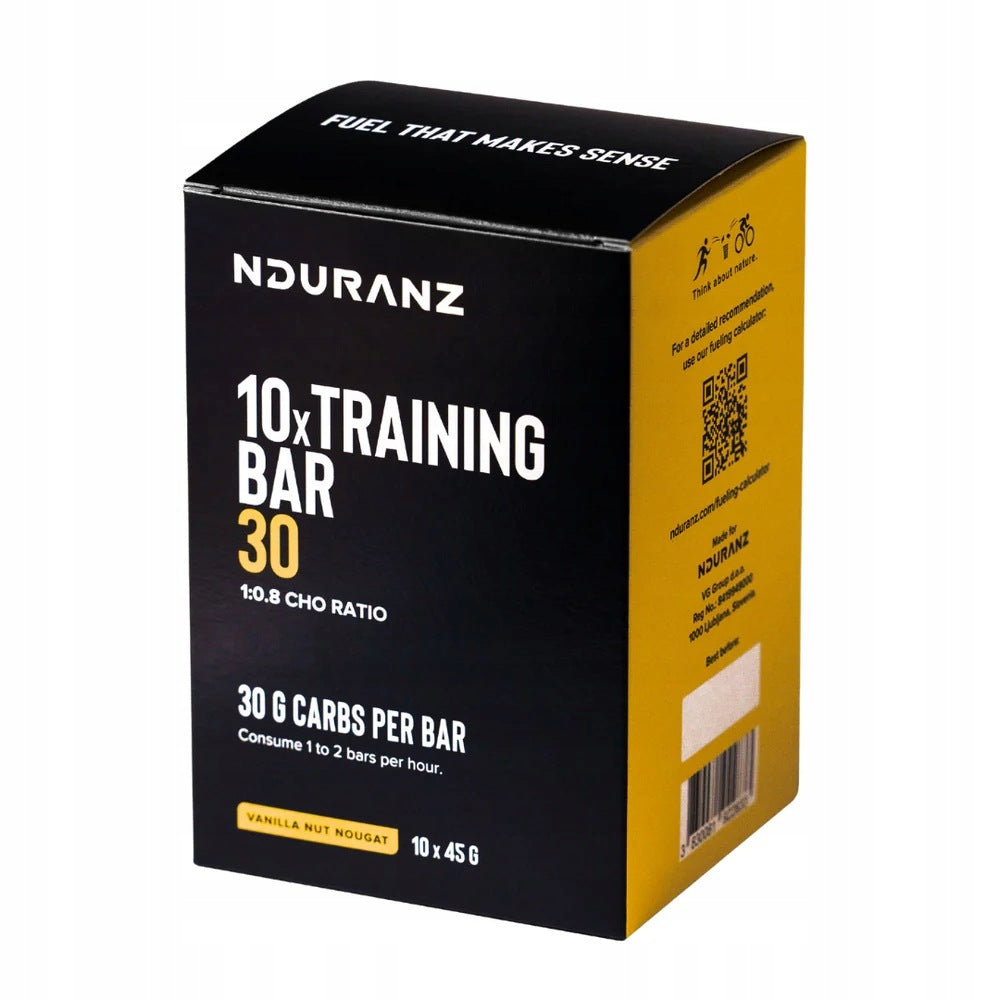 ENERGY BAR NDURANZ TRAINING BAR 45G vanilla and nut 172kcal Packaging status original