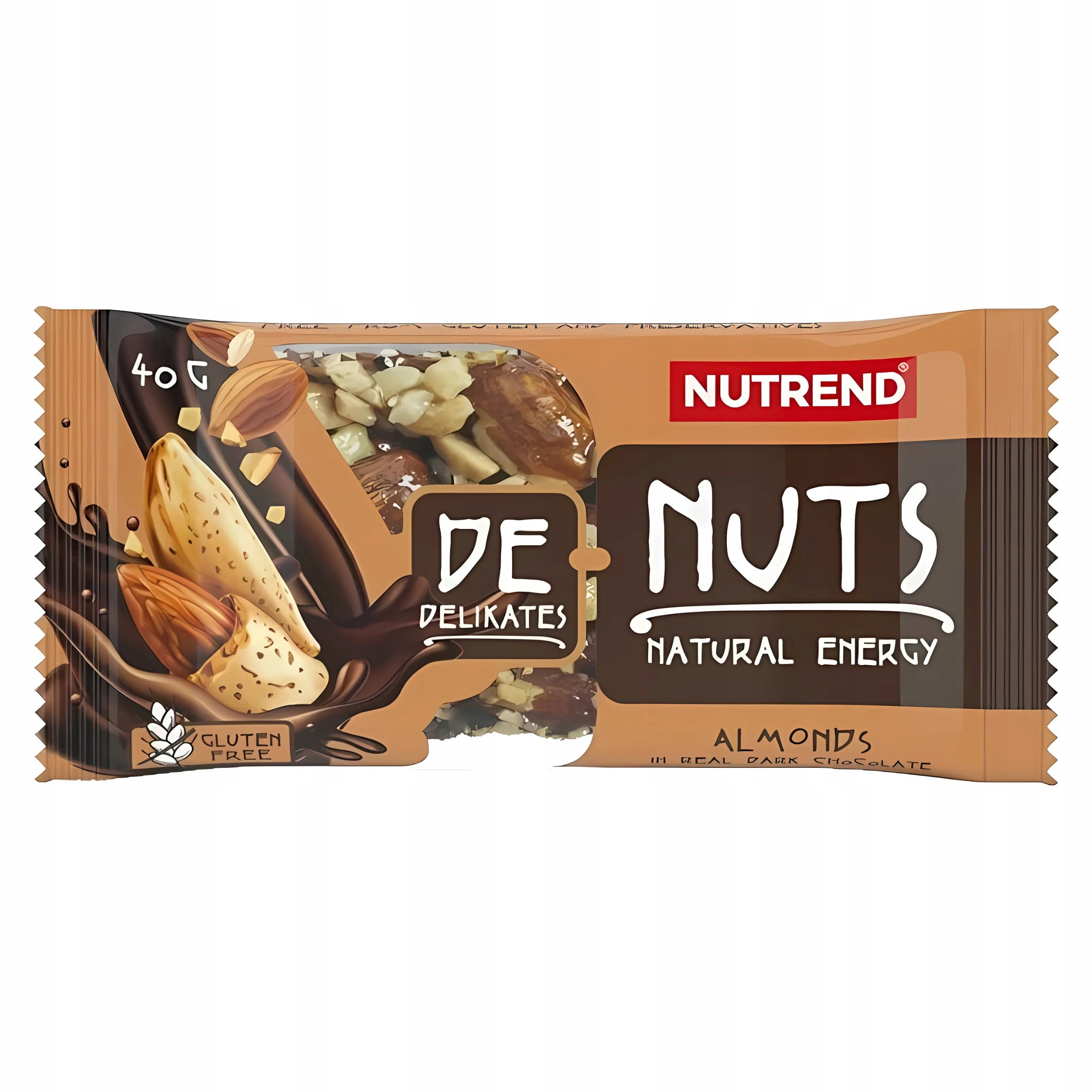 ENERGY BAR WALNUT DENUTS DELIKATES FIT SNACK 19% PROTEIN 40g Brand Nutrend