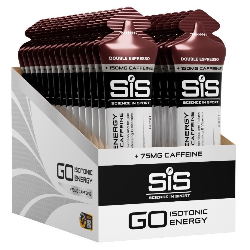 ENERGY+CAFFEINE ENERGY GEL 10x60ml | DOUBLE ESPRESSO Coffee