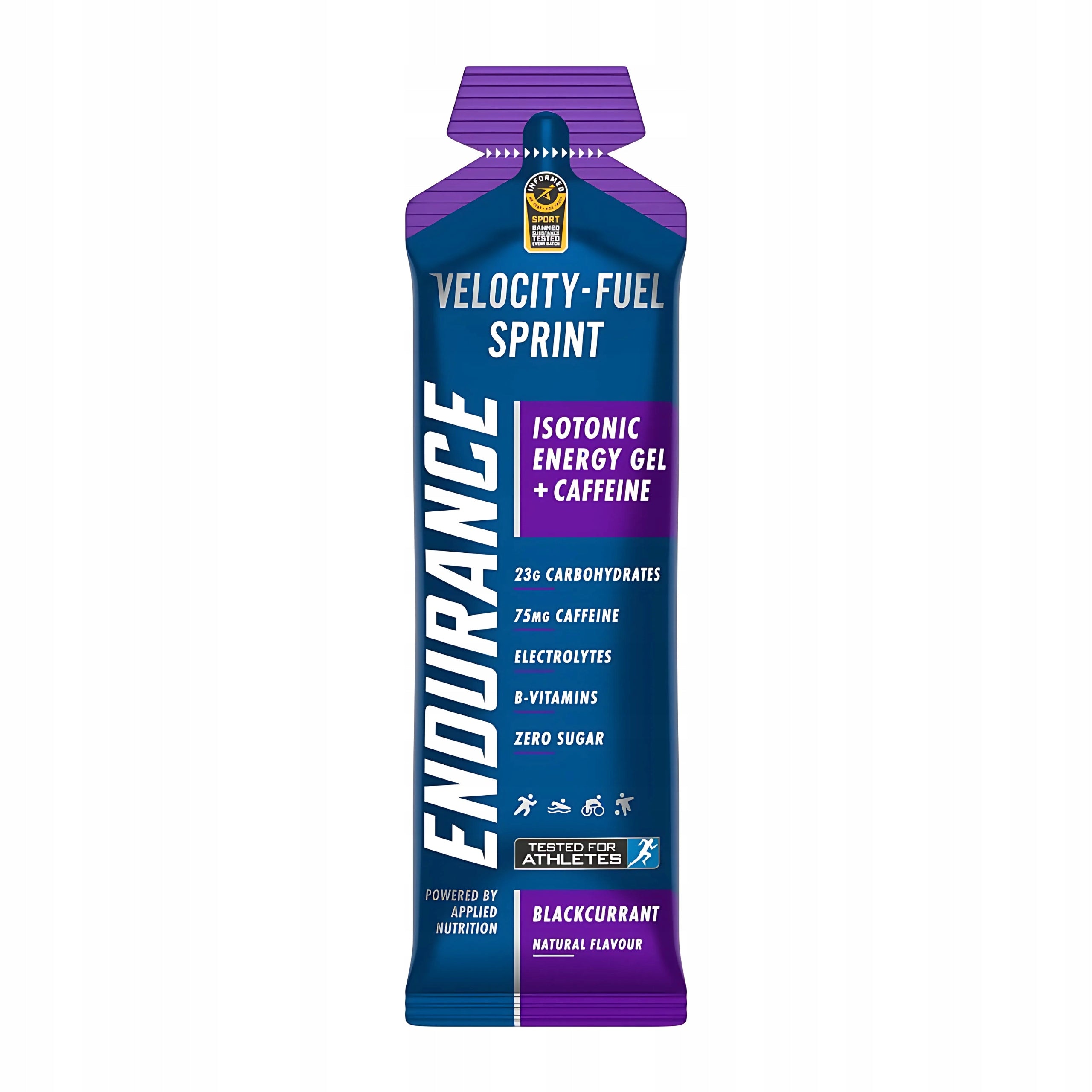ENERGY GEL APPLIED NUTRITION ENDURANCE CARBON CAFFEINE WITHOUT SUGAR 60 ml Packaging status original