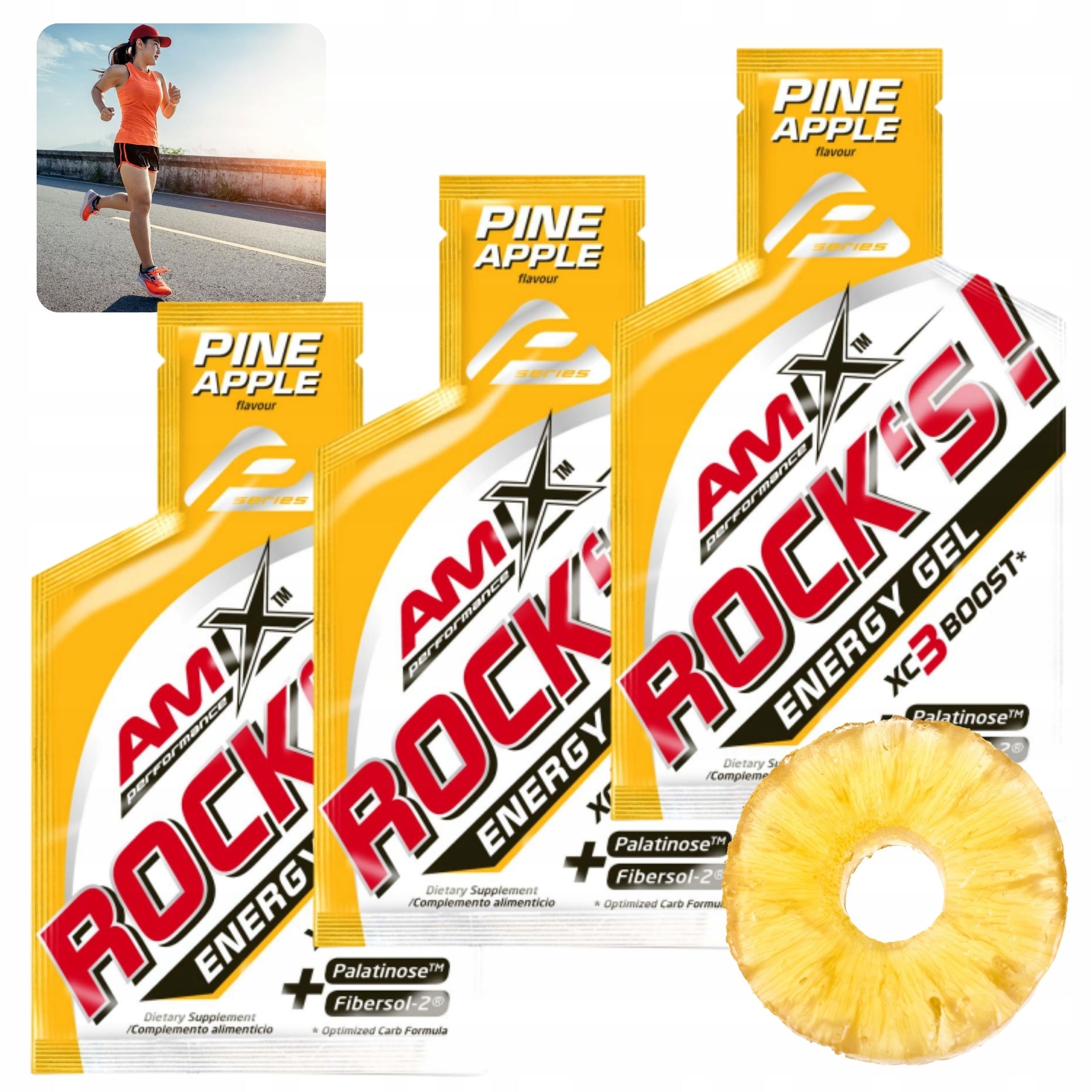 ENERGY GEL For Cyclists Without Caffeine Carbohydrates Electrolytes Sodium Potassium