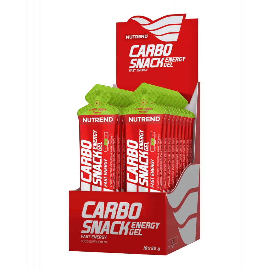 ENERGY GEL NUTREND CARBOSNACK GEL SACHET GREEN APPLE 50G
