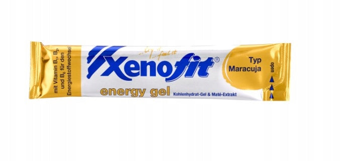 ENERGY GEL PASSION FRUIT XENOFIT 25G CARBOHYDRATES VITAMIN B1 B2 B6 Expiration date not specified