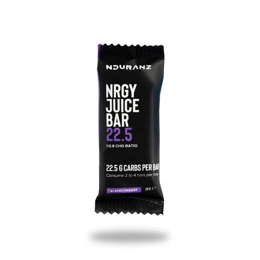 ENERGY JELLY NRGY JUICE BAR 22,5 NDURANZ CURRANT 28g Packaging status original