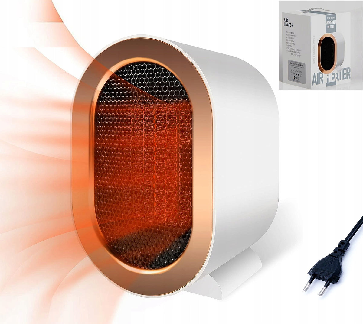 ENERGY-SAVING ELECTRIC HEATER APRON 1200W REMOTE CONTROL