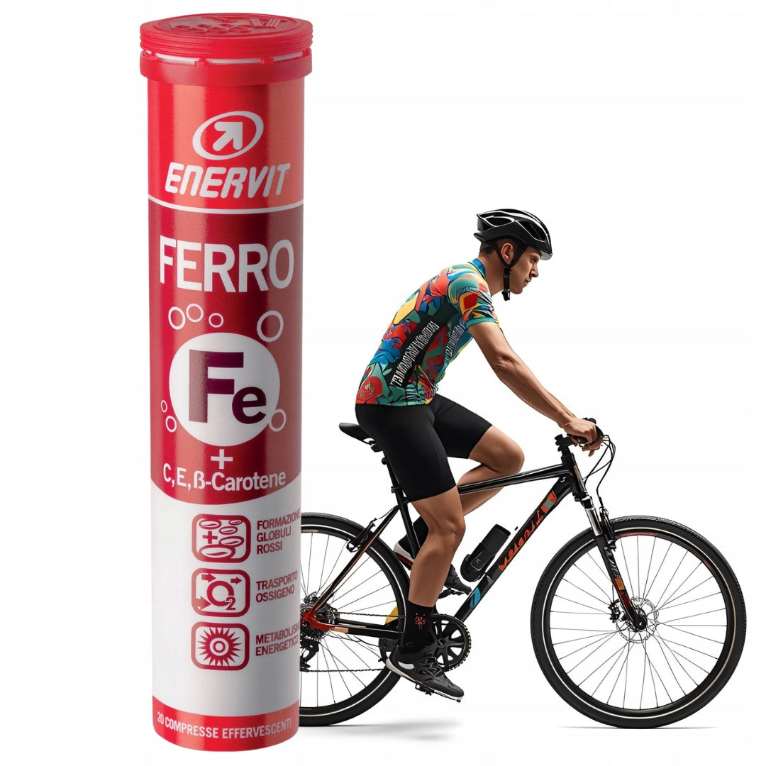 ENERVIT FERRO FE IRON VITAMINS LARGE DOSE SUPER ABSORBABLE 20 TAB MOUSSE