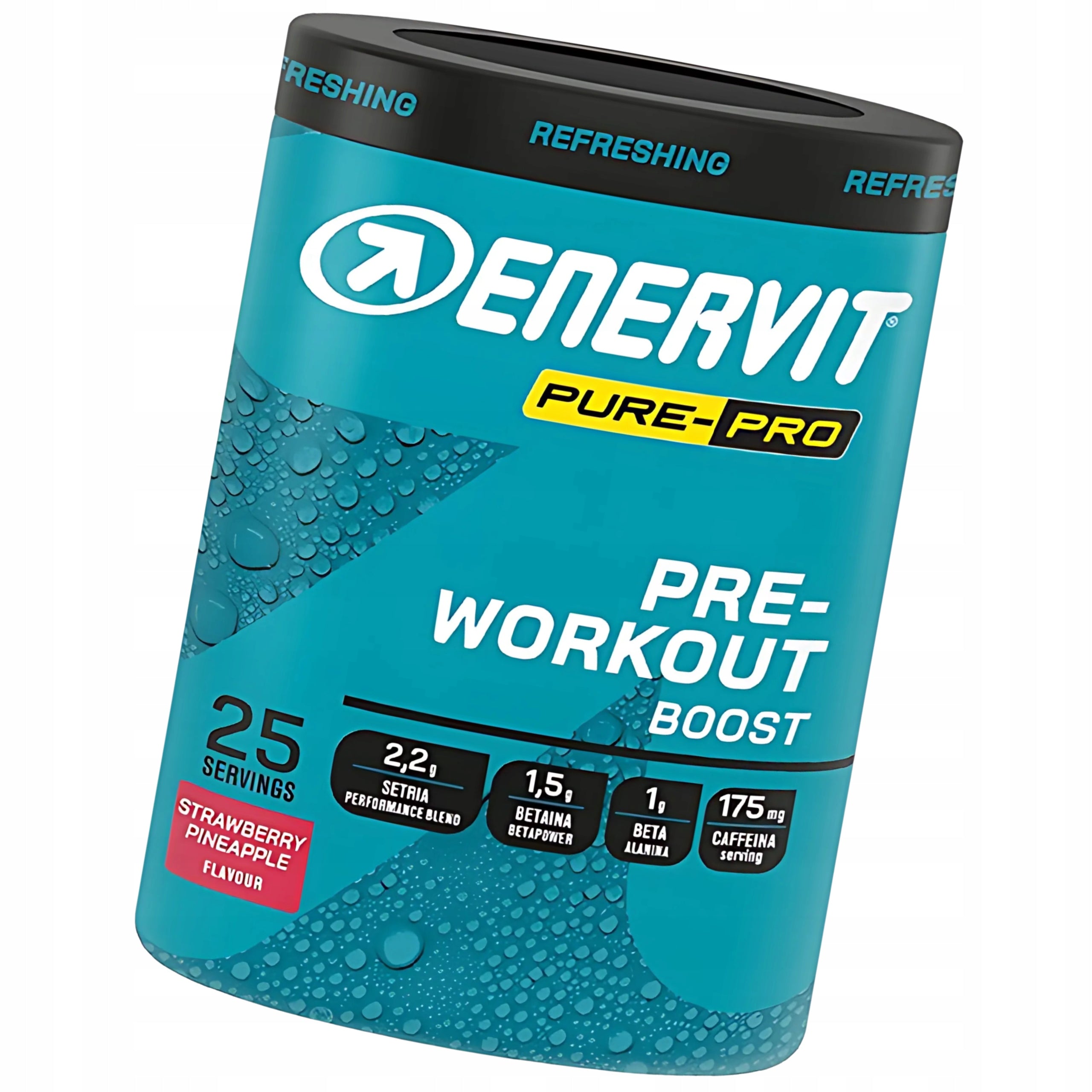 ENERVIT PURE-PRO PRE-WORKOUT BOOST PUMP STRENGTH ENERGY 313g Expiration date at least six months from the date of purchase