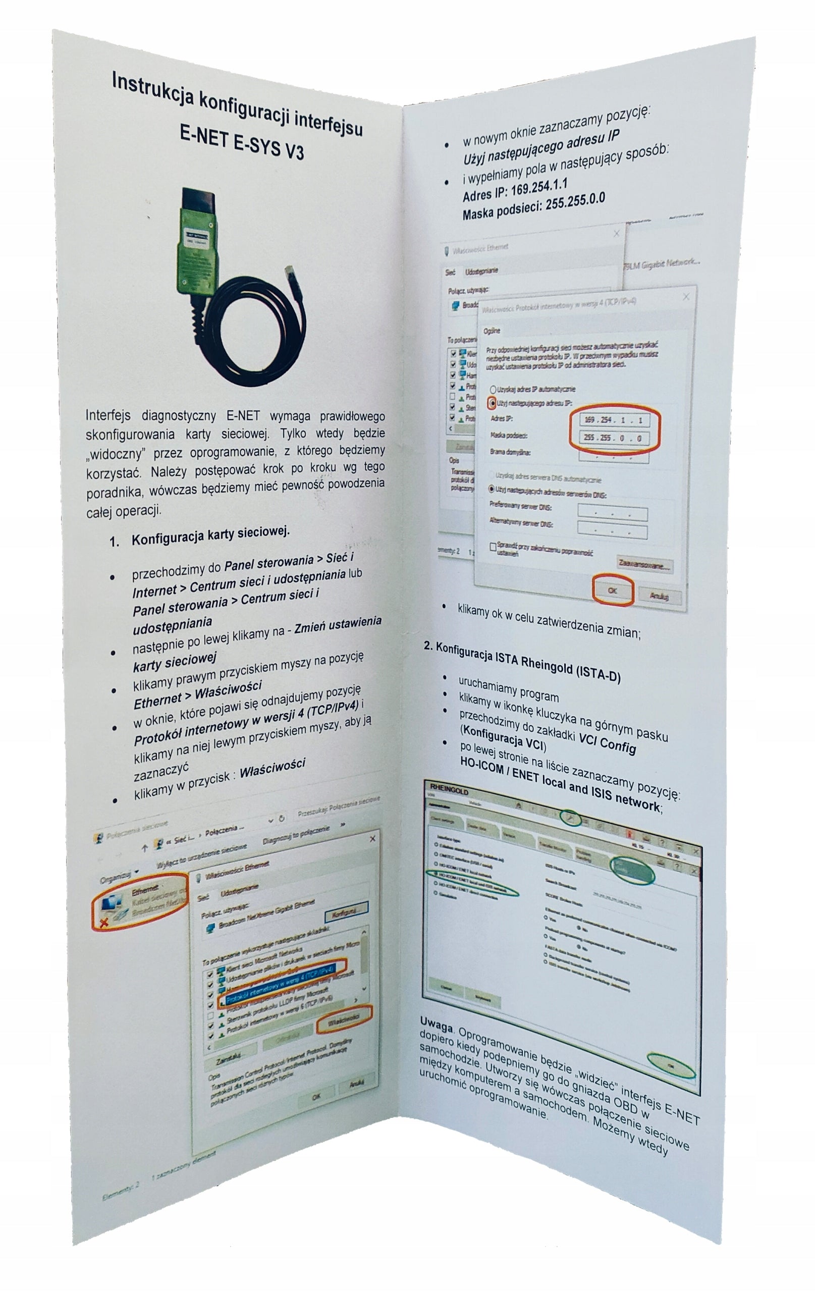 ENET E-SYS V3 interface for BMW F series G I diagnostics adaptations coding Brand no brand