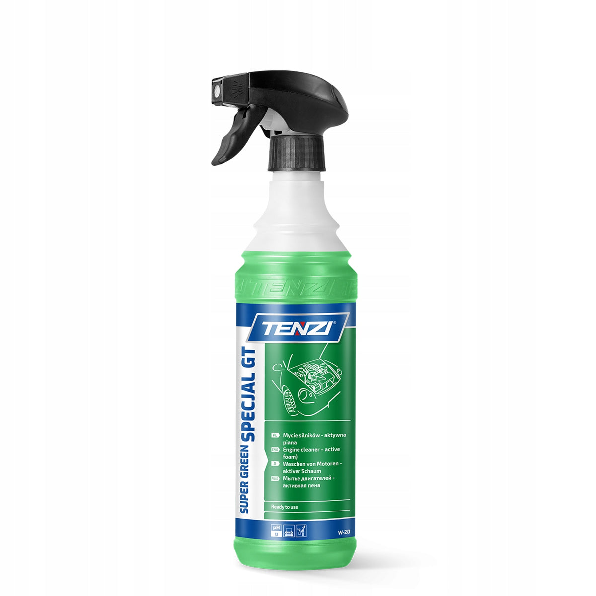 ENGINE CLEANER TENZI SUPER GREEN SPECIAL GT 600 ML WWW020B600BD000