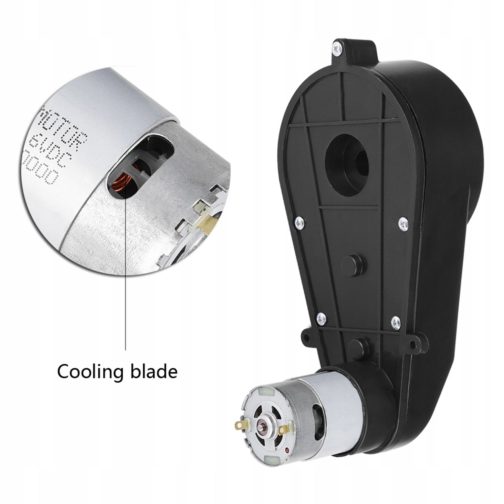 ENGINE DRIVE 6V 20000 RPM 35 IN TRANSMISSION FOR CARS ON BATTERY RS550 Manufacturer code RS550