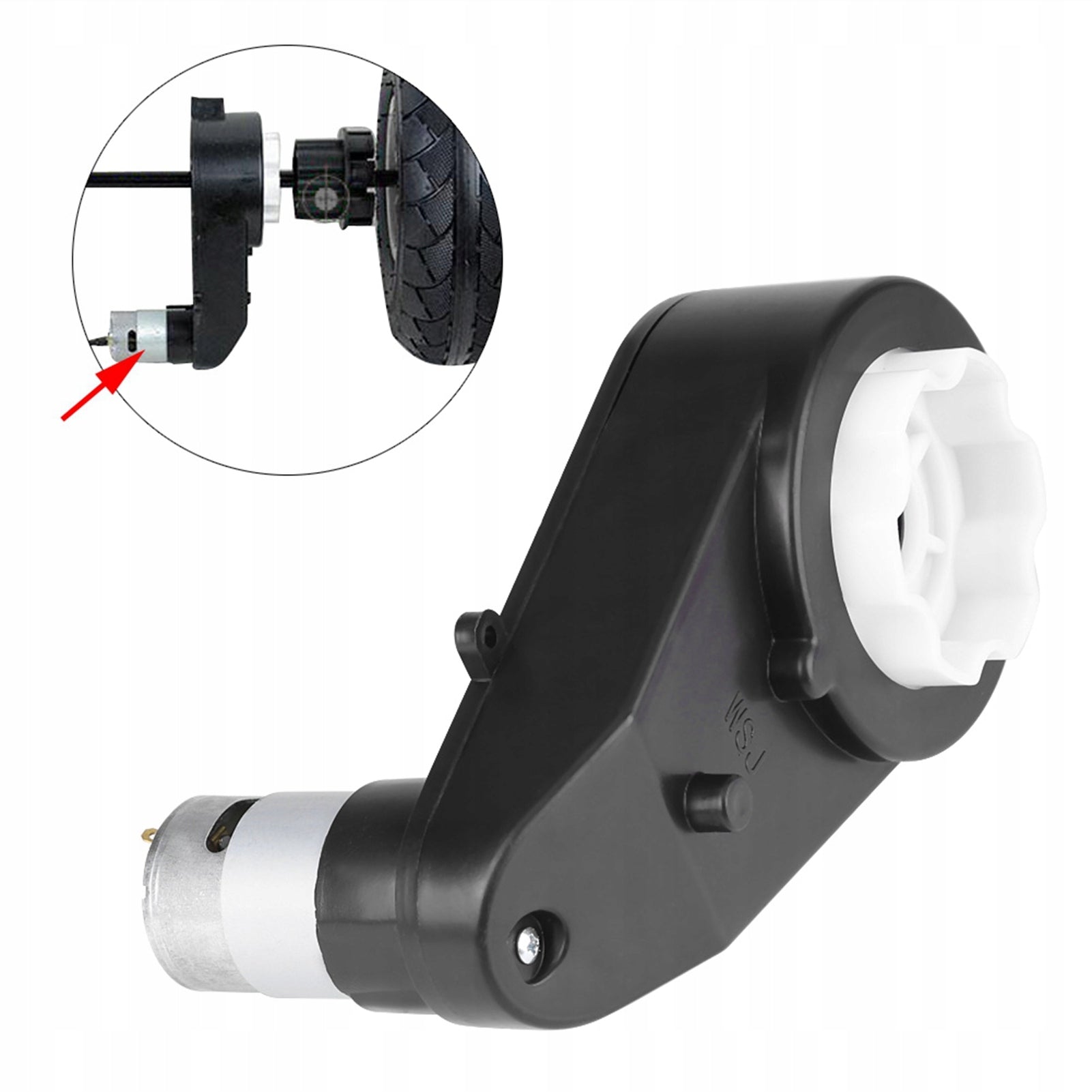 ENGINE DRIVE 6V 20000 RPM 35 IN TRANSMISSION FOR CARS ON BATTERY RS550