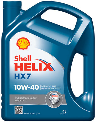 ENGINE OIL 10W40 4L SHELL HELIX HX7