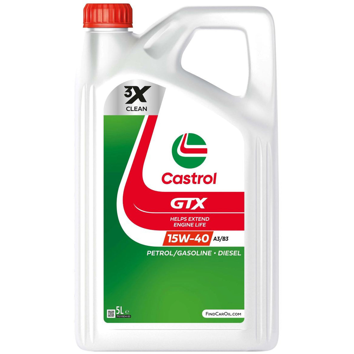 ENGINE OIL CASTROL GTX A3/B3 15W-40 5L