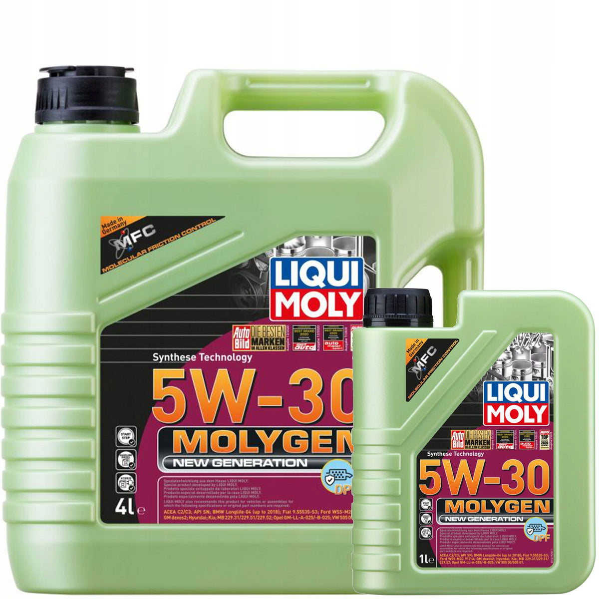 ENGINE OIL LIQUI MOLY MOLYGEN NEW GENERATION DPF 5W30 5L (4+1)