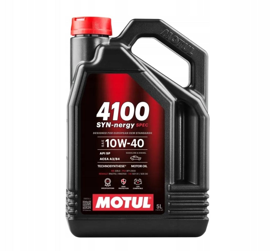 ENGINE OIL MOTUL 4100 SYN-NERGY 10W40 5L