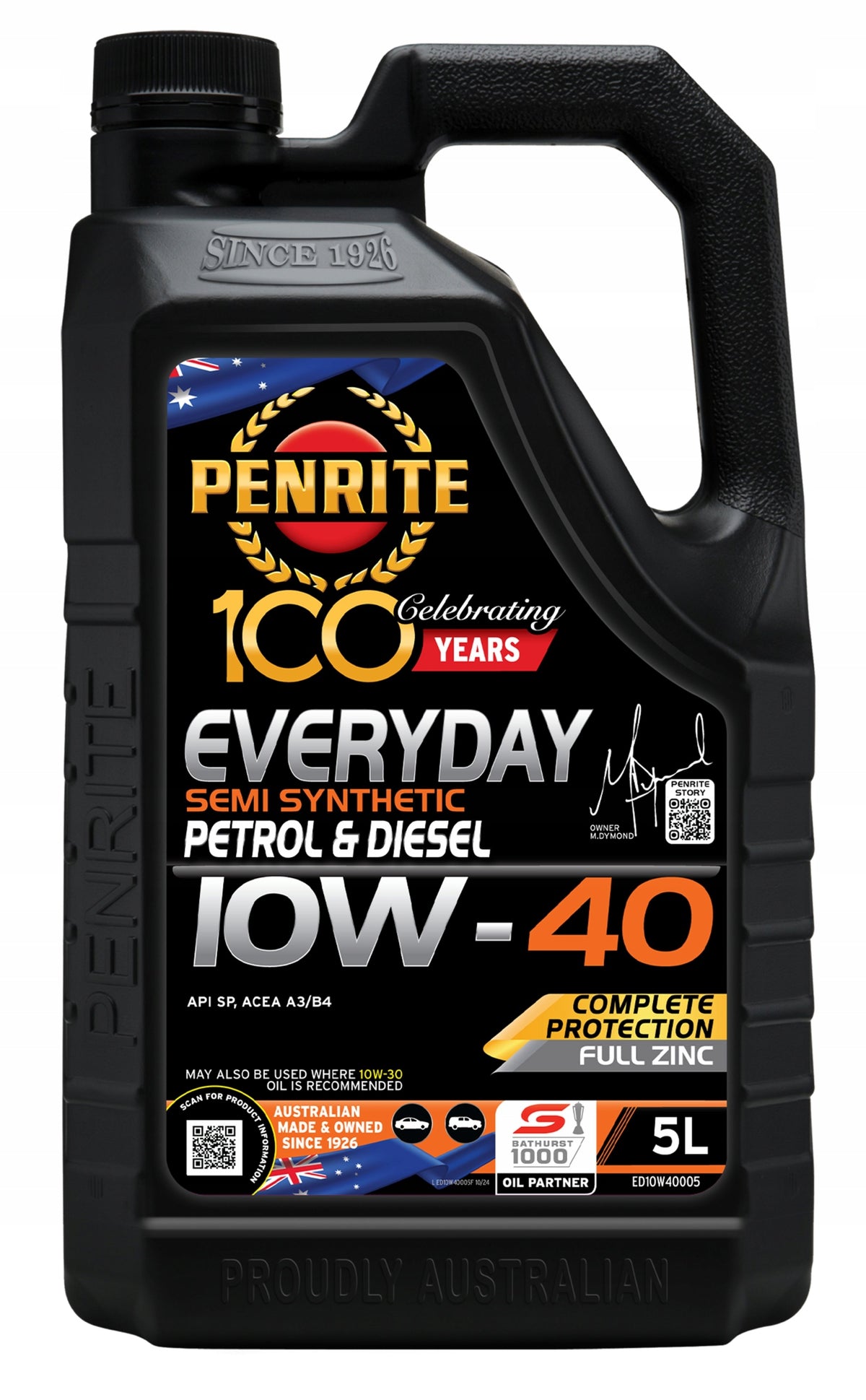 ENGINE OIL PENRITE EVERYDAY 10W-40 5L