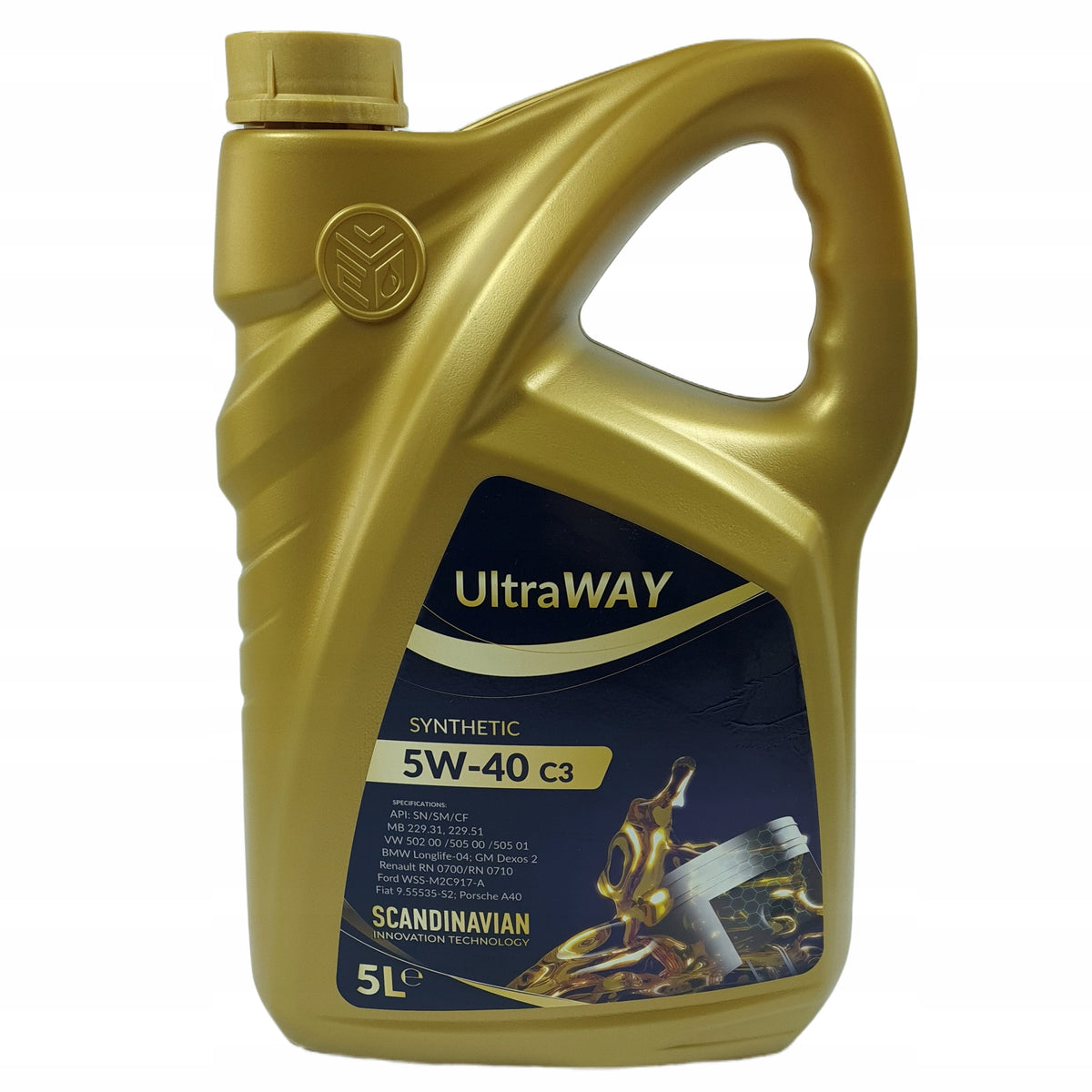 ENGINE OIL ULTRAWAY SYNTHETIC 5W40 5L