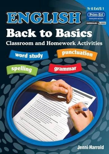 English Homework: Back to Basics Activities for Class and Home, Bk. G
