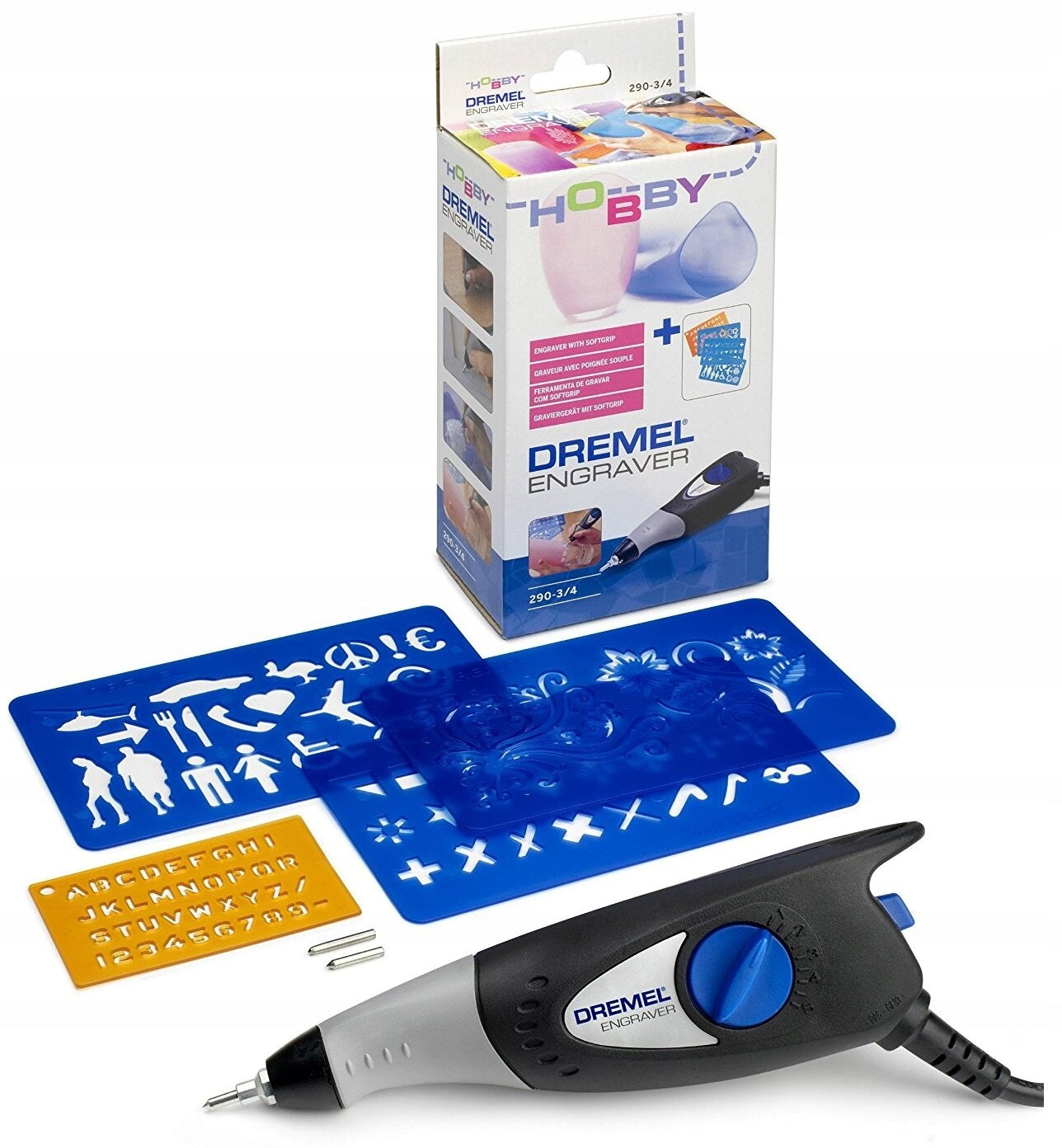 ENGRAVING TOOL ENGRAVER + TIPS F0130290JJ DREMEL