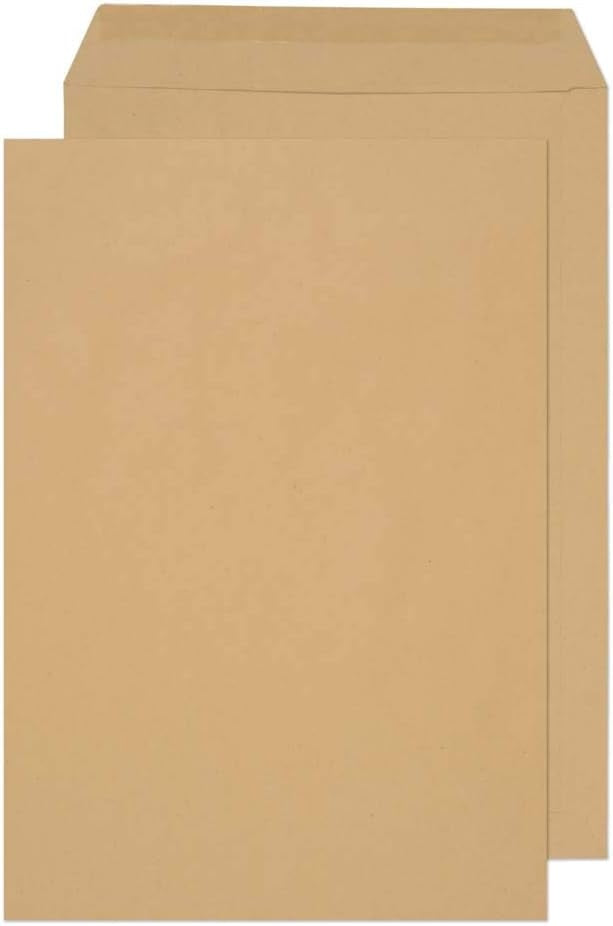 ENVELOPE BROWN OFFICE LETTER C4 WITHOUT WINDOW STRONG ADHESIVE 250 PCS Brand Lucart