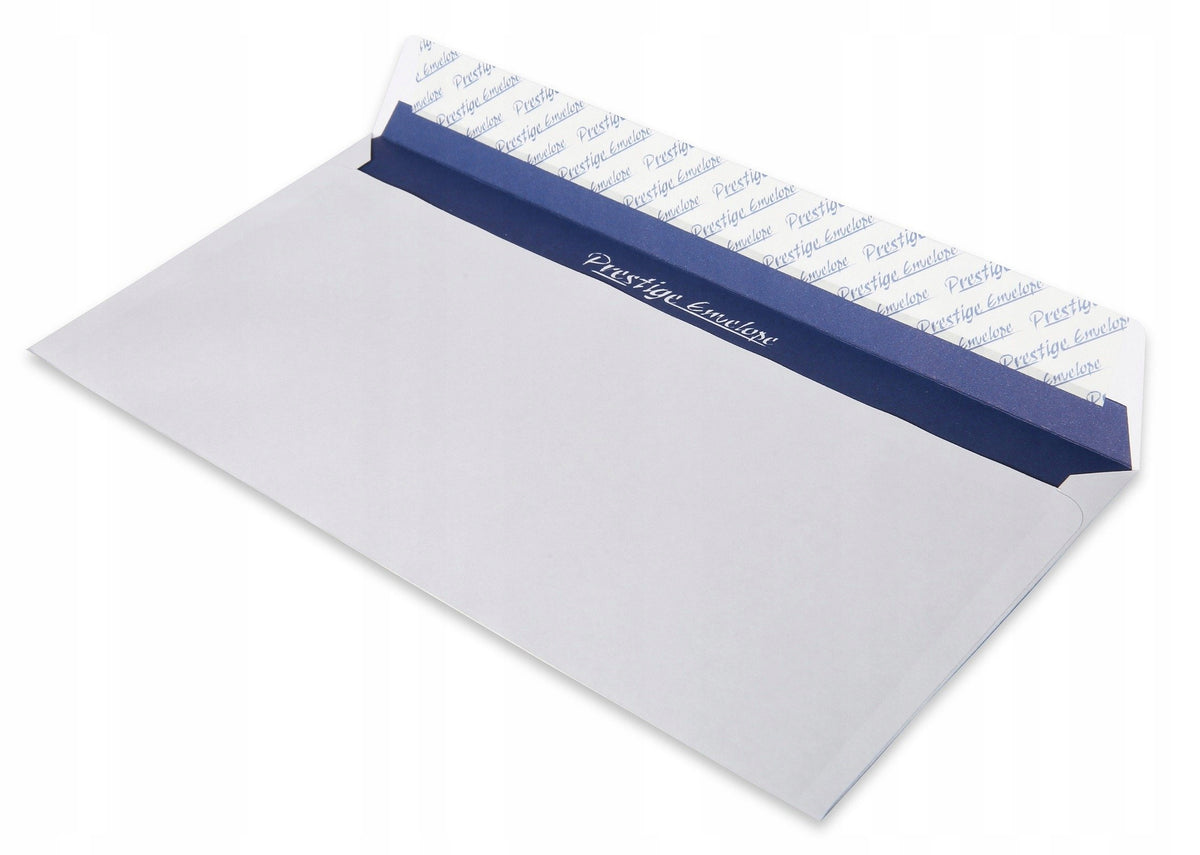 ENVELOPE DL HK PRESTIGE navy blue underprint - 100 pieces