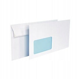 ENVELOPE DL HK WINDOW LEFT WHITE (1000)