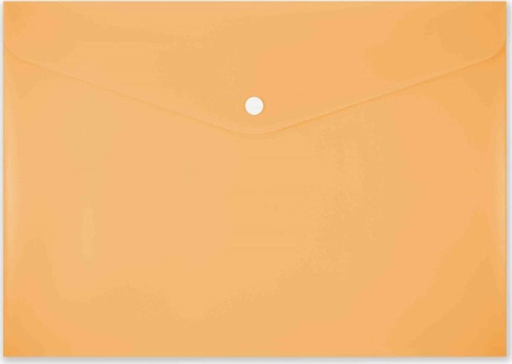 ENVELOPE FOR DOCUMENTS A4 PLASTIC ORANGE PENMATE