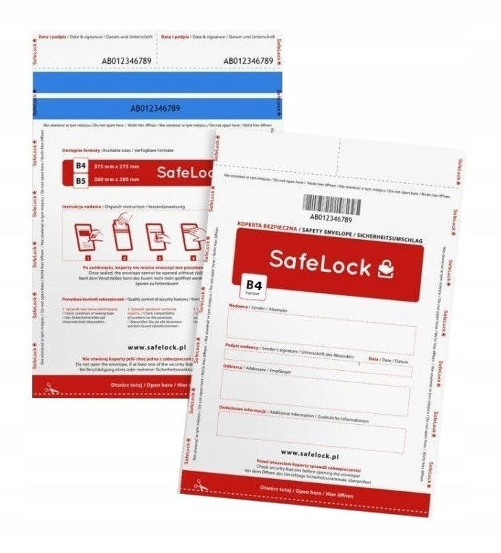 ENVELOPE SafeLock B5 178x250