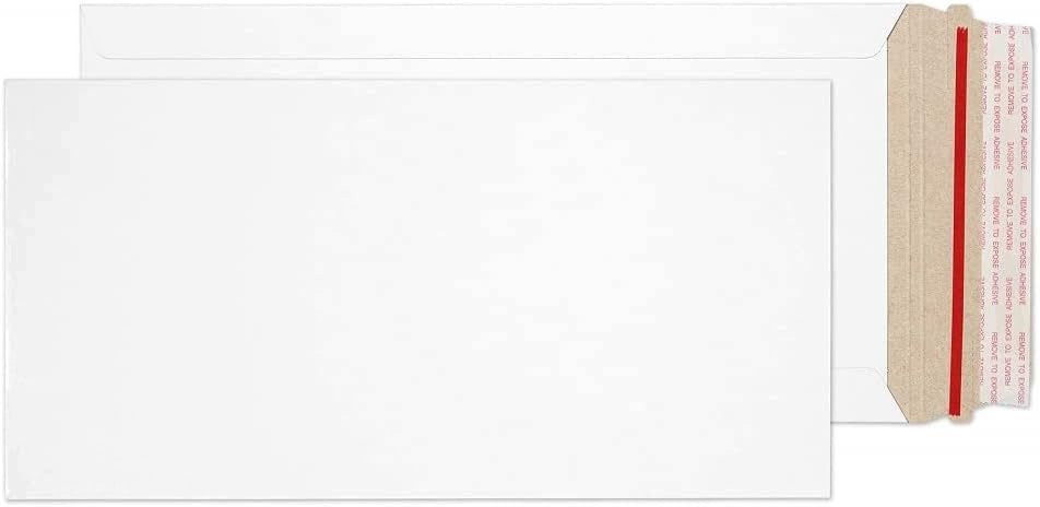 ENVELOPES ALL BOARD 305X152MM 350GSM TEAR-OFF LOCKABLE 100 PCS