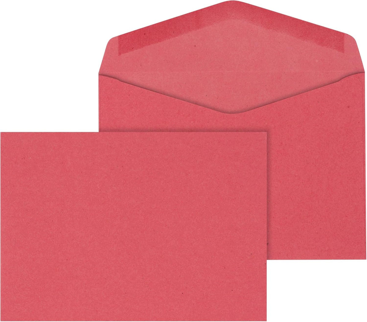 ENVELOPES C6 RED 114X162MM 50 PIECES WET GLUED