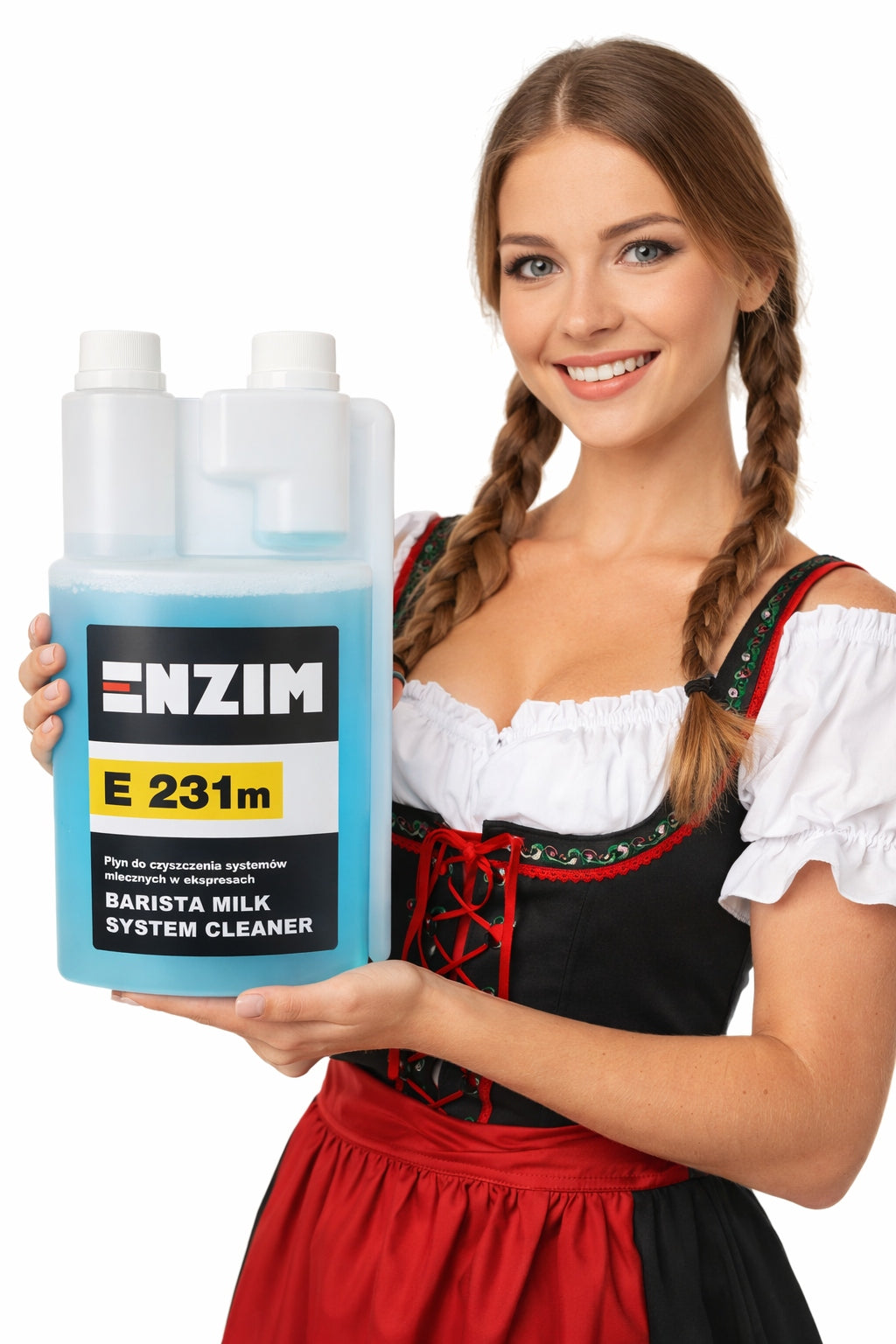 ENZIM E231m Liquid for cleaning milk systems in machines 1L NEW Packaging status original