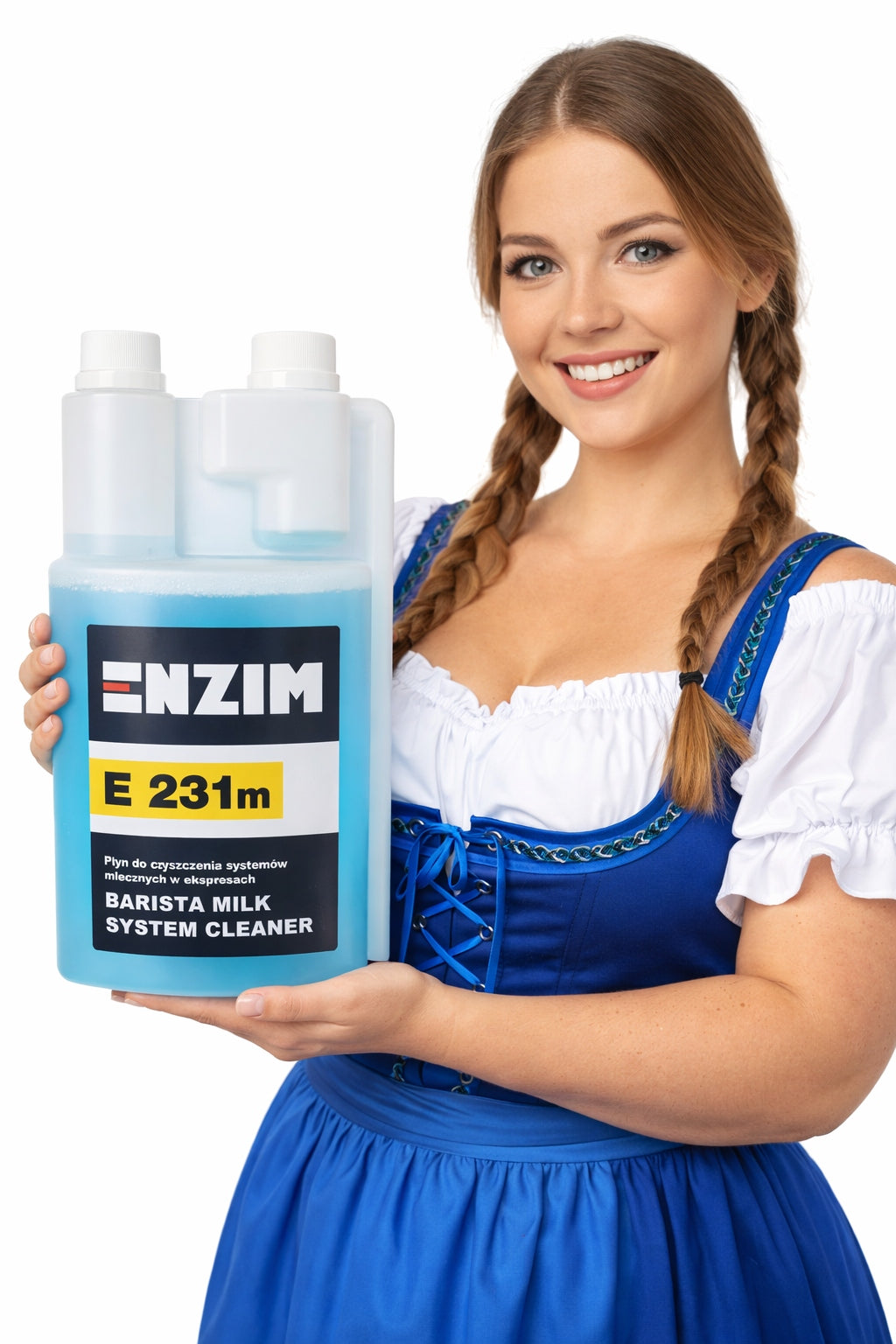 ENZIM E231m Liquid for cleaning milk systems in machines 1L NEW