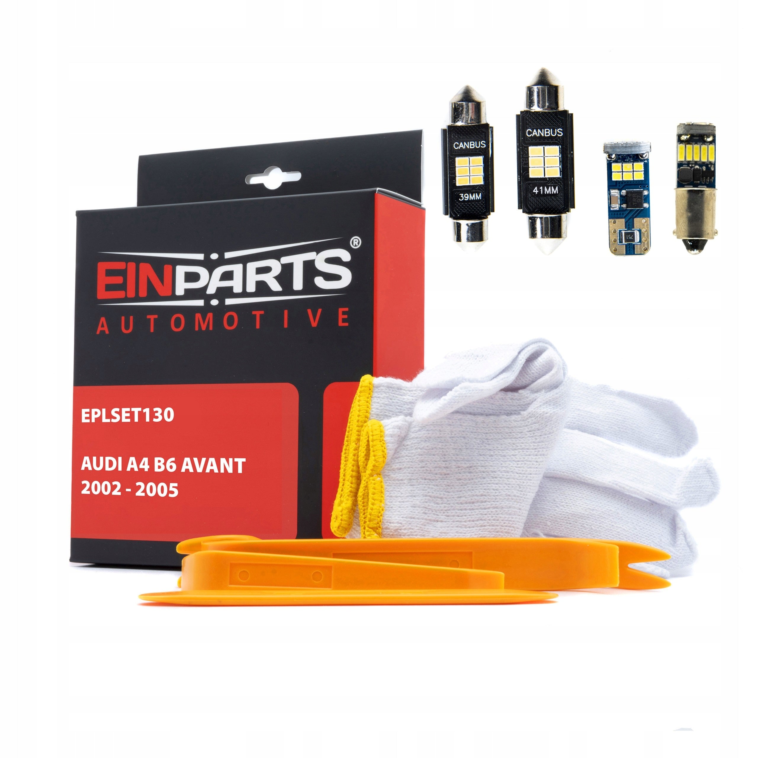 Innenbeleuchtungslampen-Set Audi A4 B6 Avant 2002-2005, LED 5500K, kaltweiß 