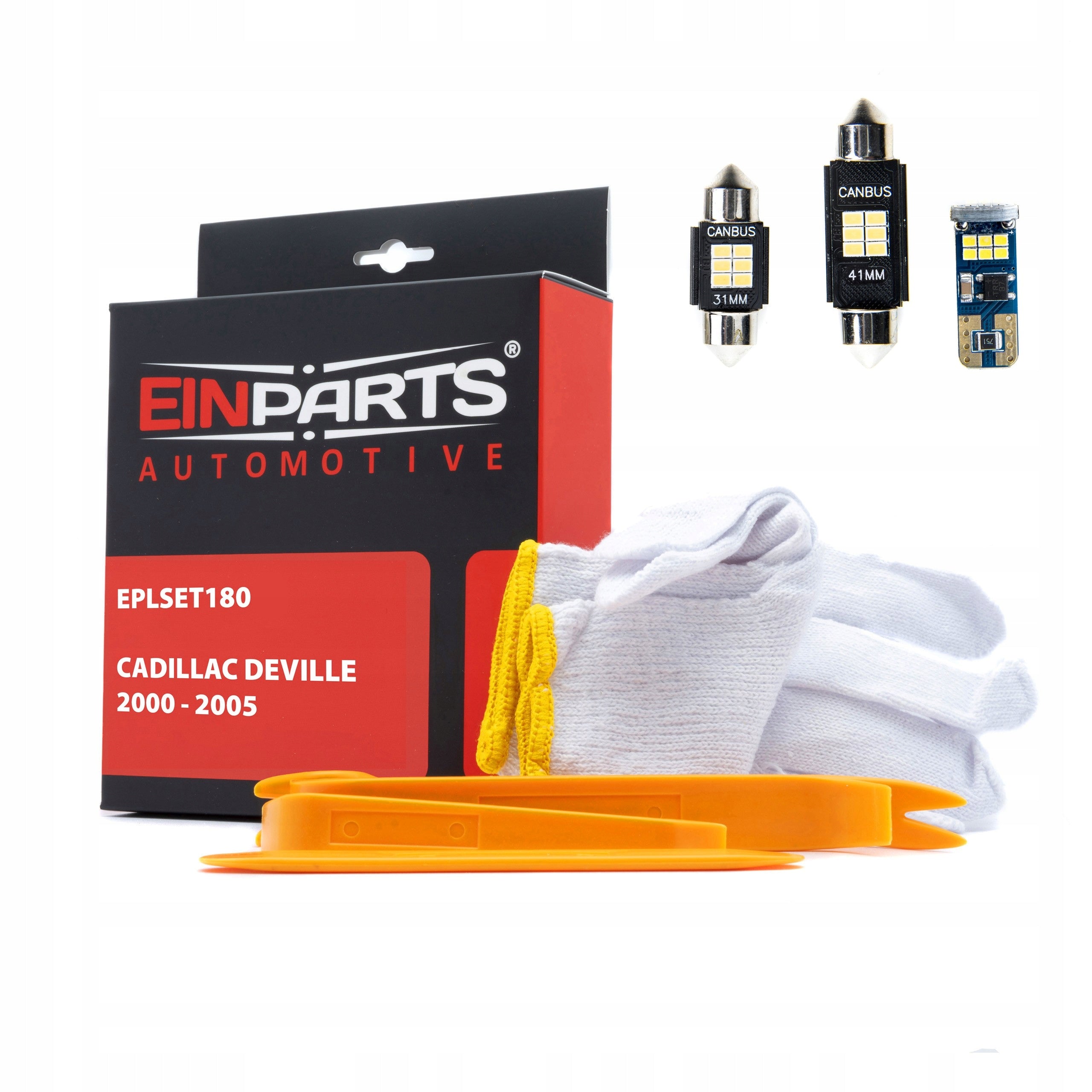 Innenbeleuchtungslampenset Cadillac Deville 2000-2005, LED 5500K, Kaltweiß 