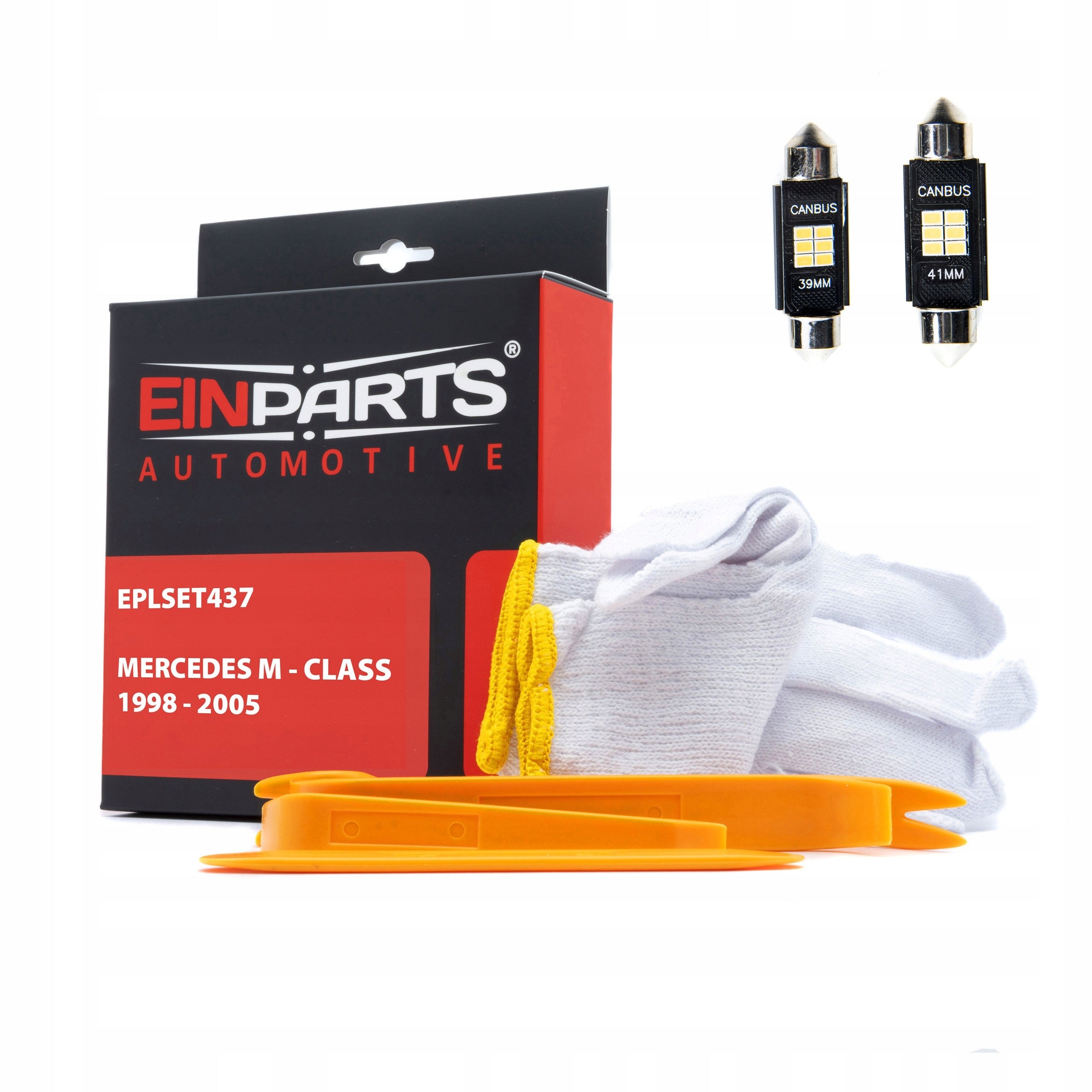 Innenbeleuchtungslampen-Set Mercedes M-Klasse 1998-2005, LED 5500K, kaltweiß 