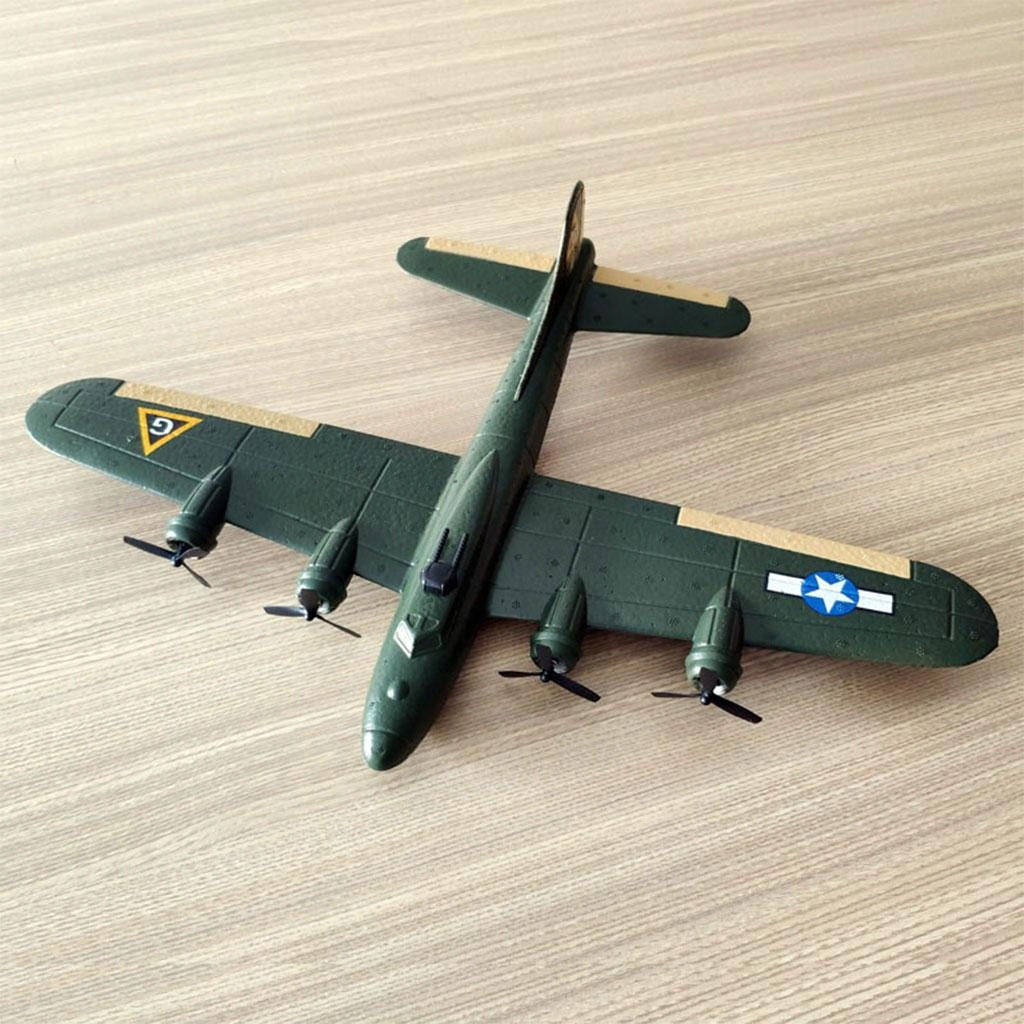 EPP Foam RC Aircraft, 2.4G 2CH Radio Control Fixed Wing, RC Army Green Minimum kid's age 18