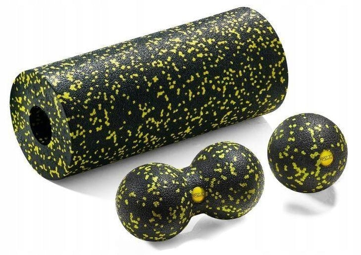EPP Roller + Ball + Duoball LACROSSE Rolling Kit for Massage YELLOW!!