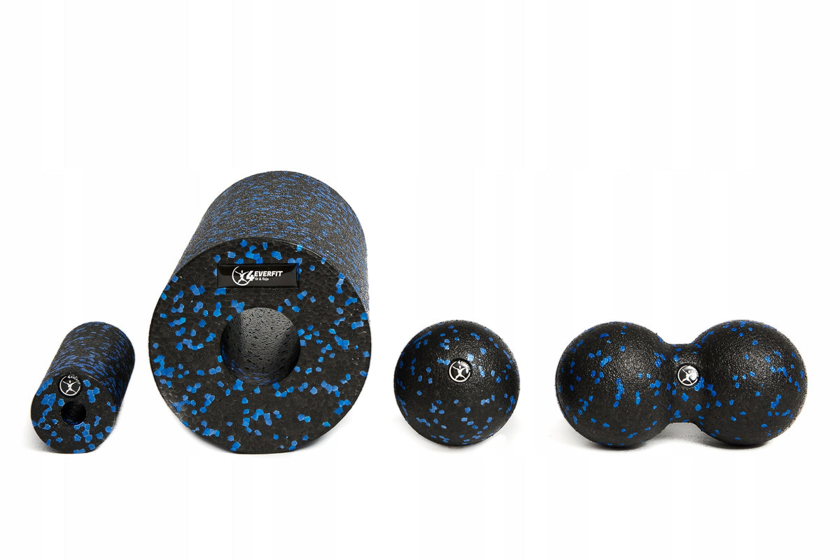 EPP Rolling Massage Kit 4in1 Mini Roller Ball Duoball 4EVERFIT