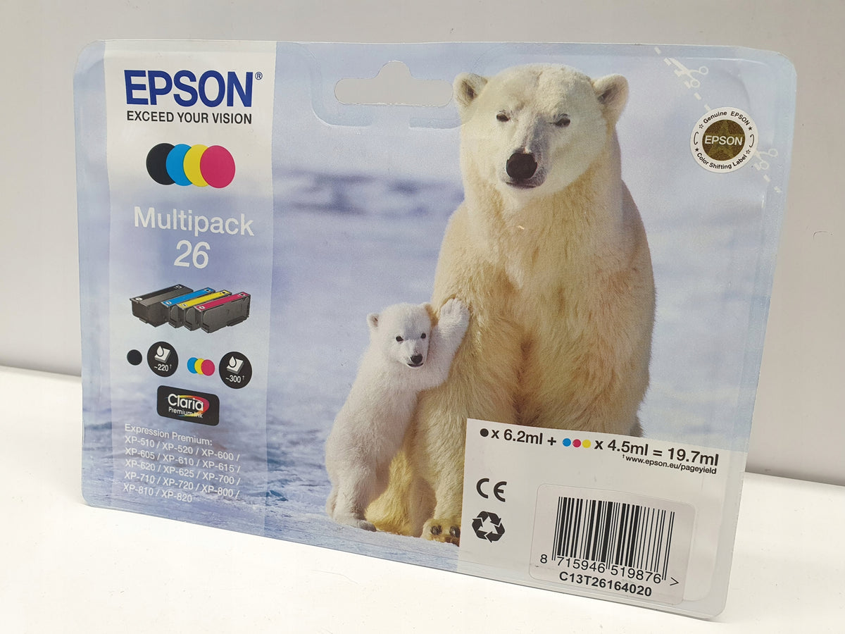 EPSON 26 Set T2616 Multipack XP610 X620 XP810 KPL FV Manufacturer code T2616