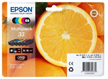 EPSON 33 Multipack 5-pack C13T333714021 01.2027r.
