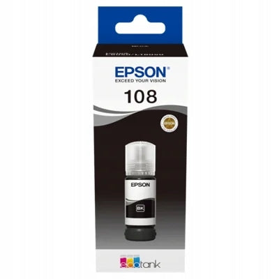 EPSON EcoTank 108 BLACK ink 70 ml C13T09C14A