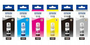 EPSON Ink 115 6x T07C inks for L8160 L8180