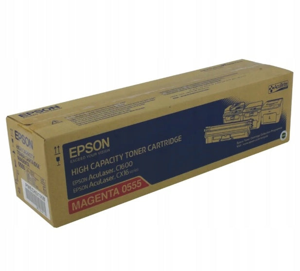 EPSON TONER MAGENTA 0555 PINK ORIGINAL C1600