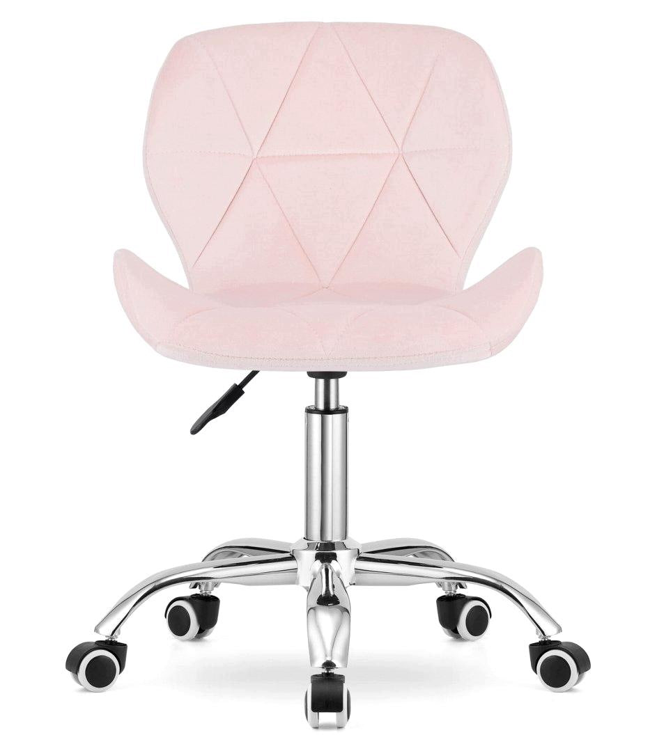 ERGONA SWIVEL CHAIR, PINK, UPHOLSTERED, VELOUR, FOR LIVING ROOM, VELVET Packaging status original
