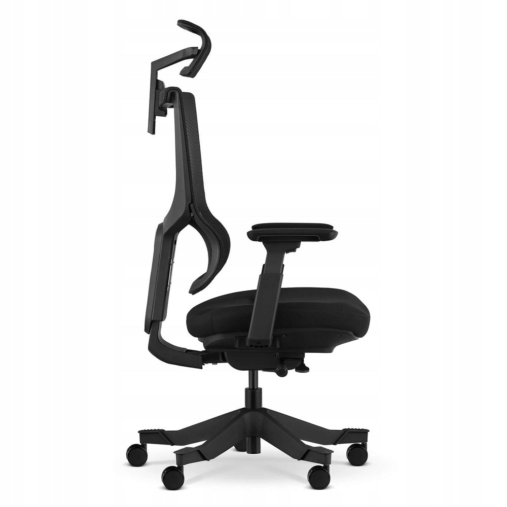 ERGONOMIC CHAIR VIGO BLACK FABRIC MESH OFFICE HIGH STANDARD BHP Brand Elzap