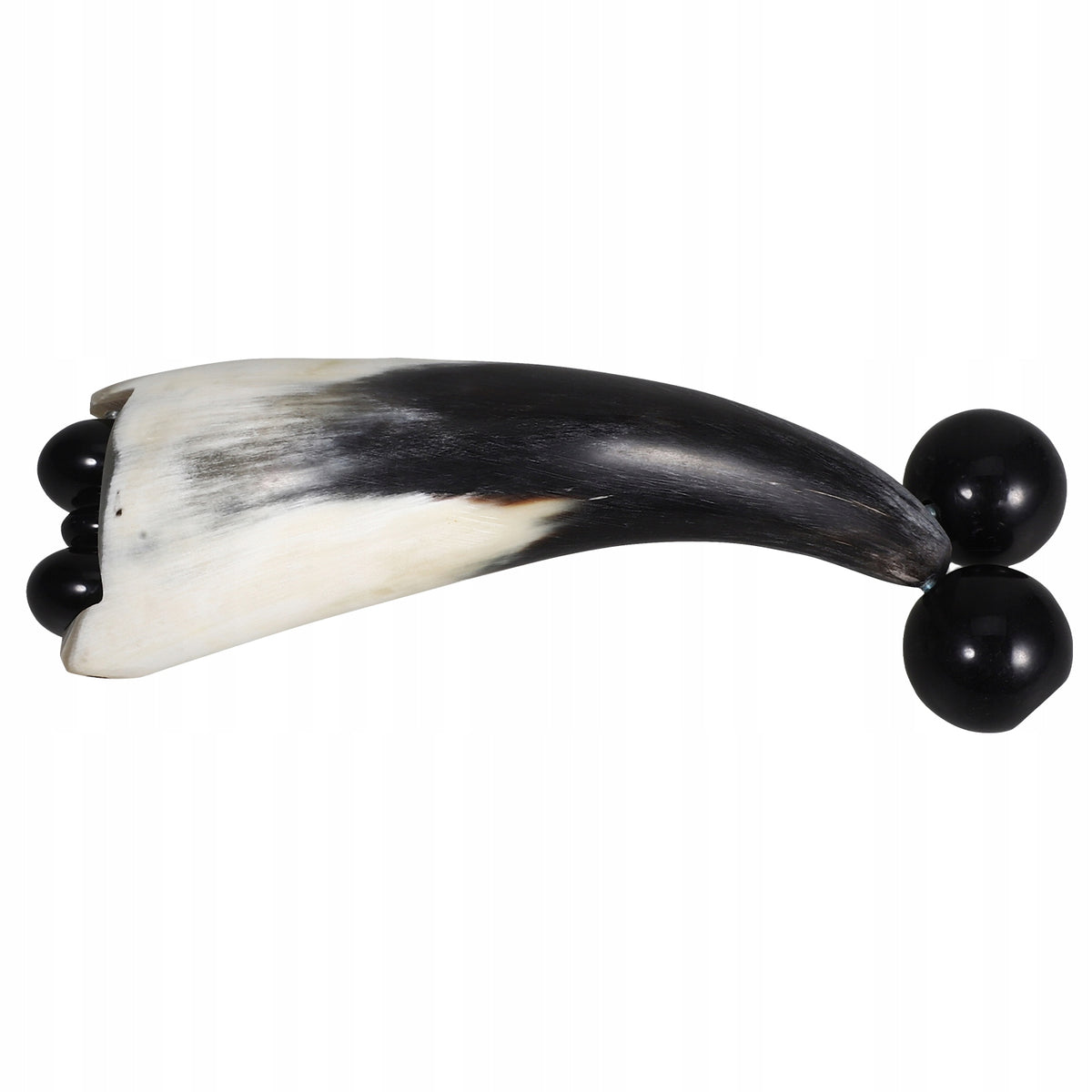 ERGONOMIC HORN Y-SHAPED DUAL HEAD HANDHELD MASSAGE ROLLER