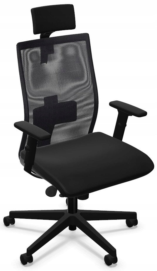 ERGONOMIC OFFICE CHAIR SWIVEL CHAIR INTRATA O13 HRUA FST BLACK NS