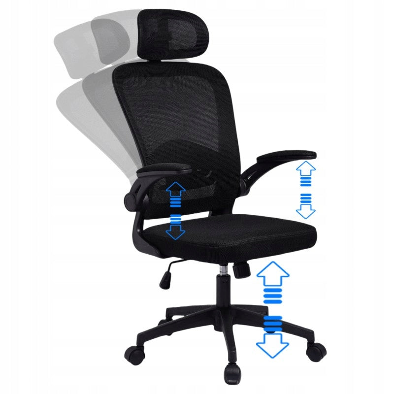 ERGONOMIC OFFICE SWIVEL CHAIR FOR STUDY DESK MICRO MESH CHAIR Brand Ecarla