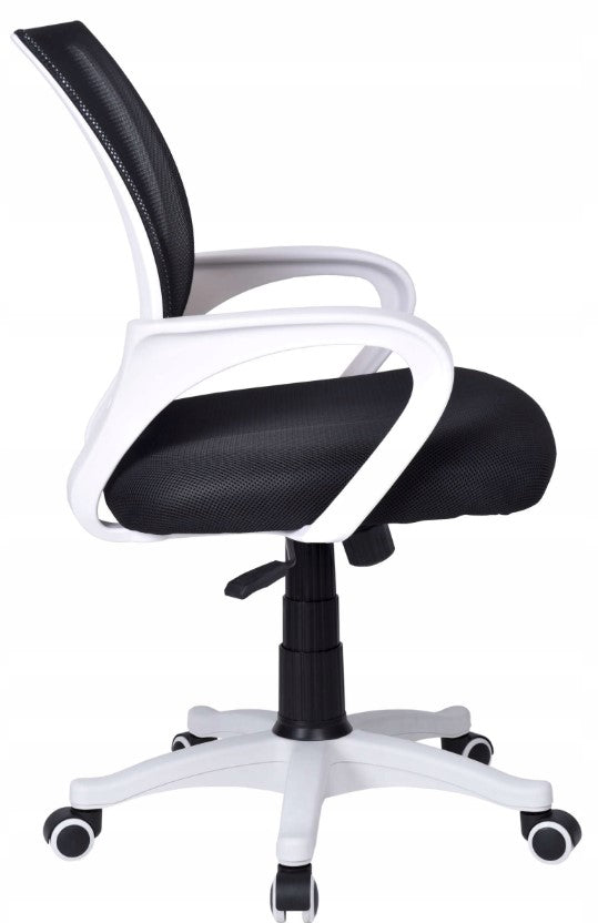 ERGONOMIC SWIVEL CHAIR OFFICE CHAIR ALEX BLACK AND WHITE BLACK EAN (GTIN) 5905575410252